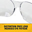 Dewalt Protector Smoke Safety Glasses Wrap Around Impact Resistant Spec DPG54-2D