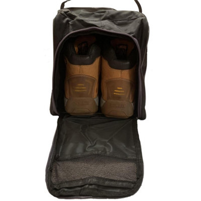 Dewalt Safety Boot Bag Work Boot Bag Black Logo Heavy Duty Zip Hard Base Bag