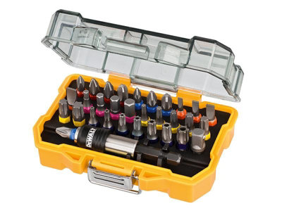 DEWALT Screwdriver Bit Set 32 Piece Merchandiser of 12