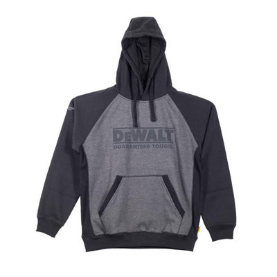 DeWalt Stratford Hoodie Work Hooded Jumper Grey L DIY at B Q