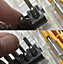 Dewalt Toughcase Extreme 107 Pc Screwdriver Flat Spade Brad Point Bit Tstak Set