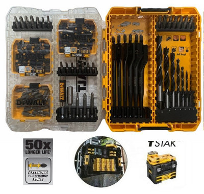 Dewalt flat bit online set