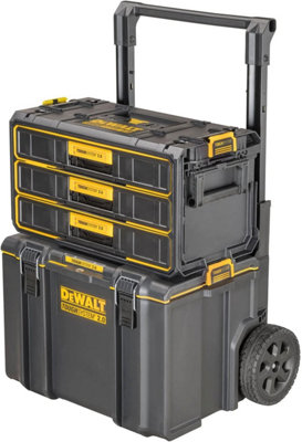 Dewalt Toughsystem 2.0 DS450 Rolling Mobile Tool Chest 3 Drawer Organiser IP65