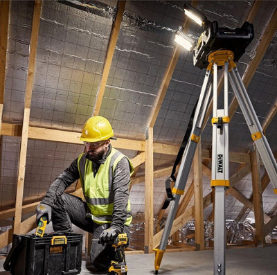 Dewalt Toughsystem 2.0 DWST08061-1 Half Width Case LED Task Light + Tote Toolbox