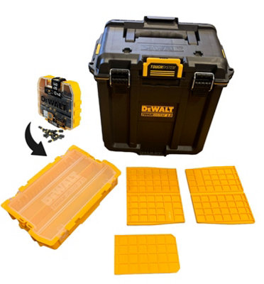 DEWALT TOUGHSYSTEM 2.0 ADJUSTABLE WORK LIGHT WITH STORAGE