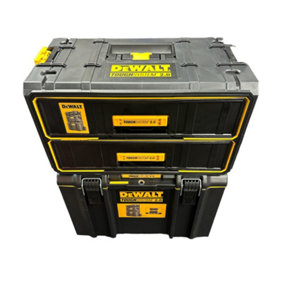 Dewalt Toughsystem Box DWST83295-1 Mobile Storage Box Trolley 2 Piece Set