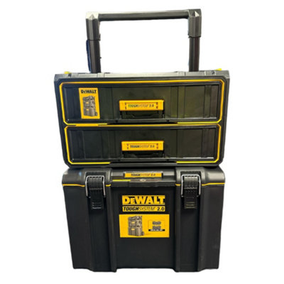 Dewalt Toughsystem Box DWST83295-1 Rolling Mobile Storage Box Trolley ...