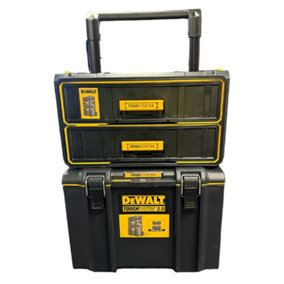 Dewalt Toughsystem Box DWST83295-1 Rolling Mobile Storage Box Trolley 2Piece