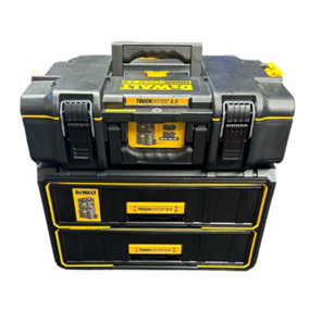 Dewalt Toughsystem Box DWST83295-1 Rolling Mobile Storage Box Trolley 2Piece