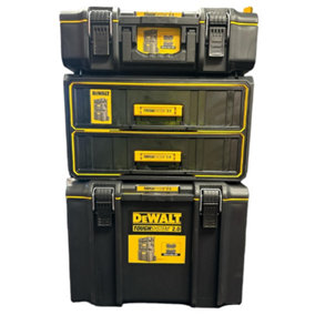 Dewalt Toughsystem Box DWST83295-1 Rolling Mobile Storage Box Trolley 3Piece