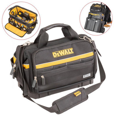 Dewalt Tstak Bottom Heavy Duty Open Mouth Soft Tool Bag 18" Power Tool Toolbag