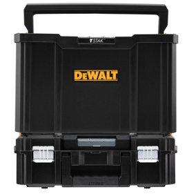 Dewalt Tstak Tool Carry Open Tote Tool Box Carrier + TStak II Case - Twin Pack