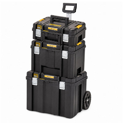 DeWalt TSTAK Tool Storage Combo Kit - TSTAK 2.0 Mobile Storage Box ...