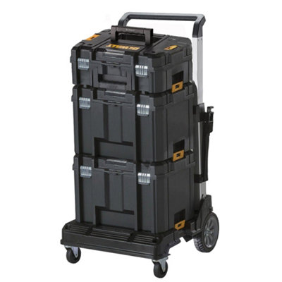Dewalt TStak Tower Trolley - Includes 2 x T-Stak VI Deep Cases 1 x TStak II Case