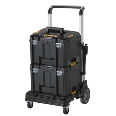 Dewalt TStak Tower Trolley - Includes 2 x T-Stak VI Deep Tool Cases DWST1-71195