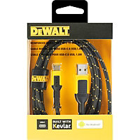Dewalt USB C Charging Cable Type C Andriod 6ft 1.8m Reinforced Braided Cable