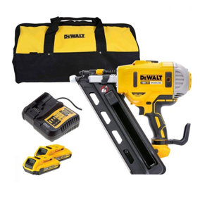 DeWalt XR DCN692D2 Cordless 18v Brushless 90mm Gasless Framing Nailer 2X2ah +Bag