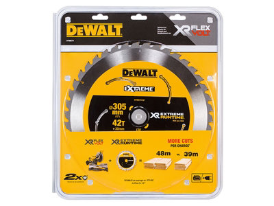 DEWALT - XR FlexVolt Mitre Saw Blade 305 x 30mm x 42T