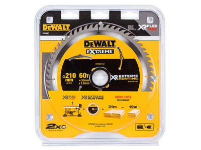 DEWALT - XR FlexVolt Table Saw Blade 210 x 30mm x 60T