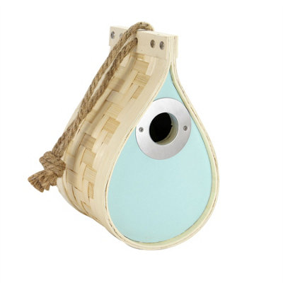 Dewdrop Nest Box Bird Blue - M&W