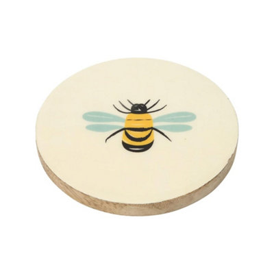 Dexam Bees Knees Set of 8 Mango Wood Coasters