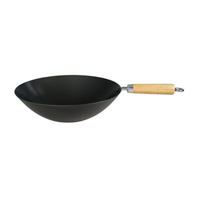 Dexam Non-Stick 30cm Professional Gauge Carbon Steel Wok