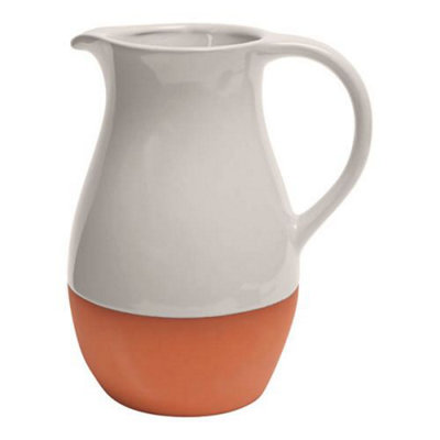 Dexam Sintra Glazed Terracotta Jug Stone