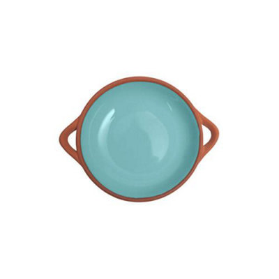 Dexam Sintra Small Glazed Terracotta Tapas Dish Duck Egg