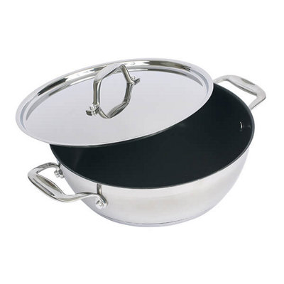 Dexam Supreme 26cm Non-Stick 2 Handled Chef Pan