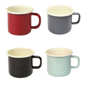 Dexam Vintage Home Enamel Mugs Set of 4