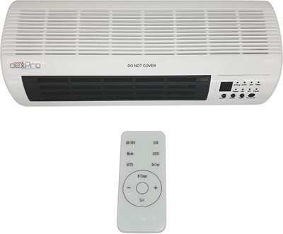 Dexpro 2kW Electric Over Door Heater Air Curtain with Thermostat