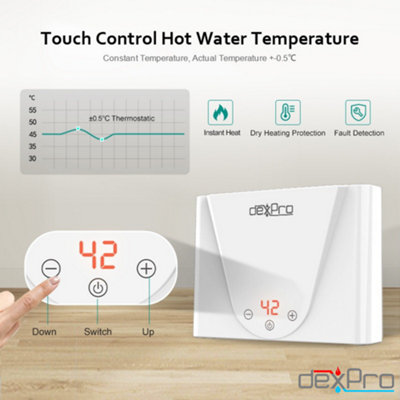 Dexpro 3.5kW Delux Inline Instant Hot Water Heater