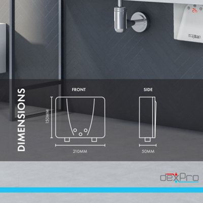 Dexpro 5.5kW Delux Inline Instant Hot Water Heaters