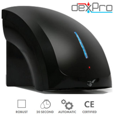 Dexpro Automatic Hand Dryer 1.8kW - Black