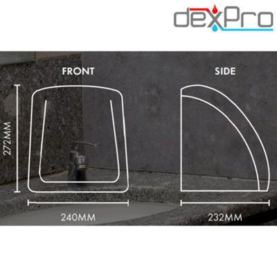 Dexpro Automatic Hand Dryer 1.8kW - Silver - 3