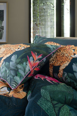 Deyongs Cheetah Digital Printed Soft 100% Cotton Duvet Set