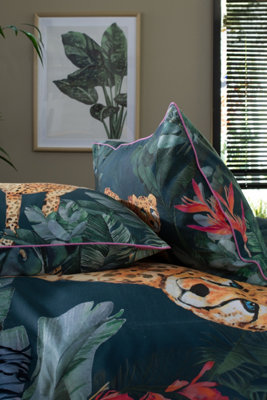 Deyongs Cheetah Digital Printed Soft 100% Cotton Duvet Set