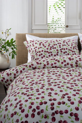 Deyongs Cherry Baby  200 Thread Count Cotton Rich Duvet Cover Set
