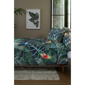 Deyongs Crane World Digital Printed Soft 100% Cotton Duvet Set