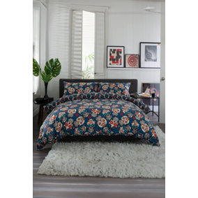 Deyongs Day of the Dead 200 Thread Count Cotton Rich Reversible Duvet Cover Set