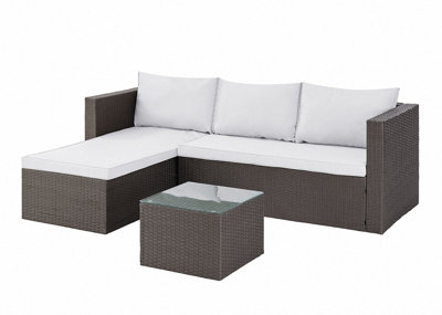 Aldi l deals shape garden sofa