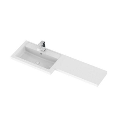Dezine 1200mm LH L Shape Basin and Worktop