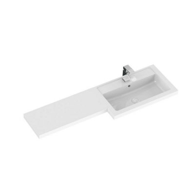 Dezine 1200mm RH L Shape Basin and Worktop
