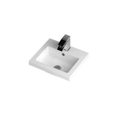 Dezine 400mm Full Depth Basin Gloss White