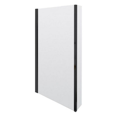 Dezine 6mm L Shaped Shower Bath Screen, Matt Black Price Comparisons | Compare The Build