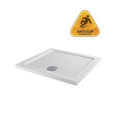 Dezine 800 x 800mm A/S Square Shower Tray