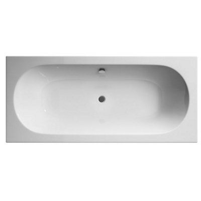 Buy Dezine Alto 1700 x 700mm Reinforced Double Ended Bath | DIY at B&Q