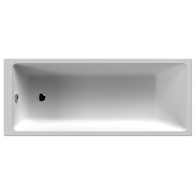 Dezine Cubo 1800 x 800mm Thin Edged Single Ended Bath