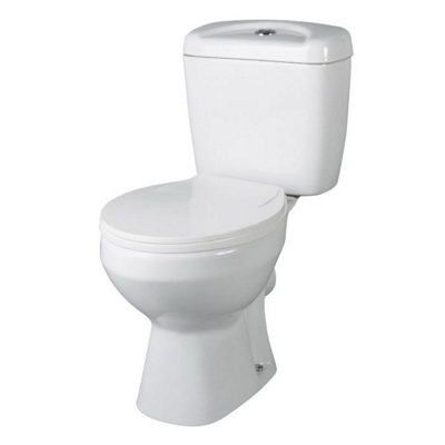Dezine Duro Close Coupled Pan and Cistern Toilet