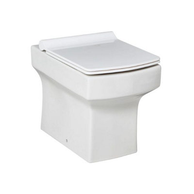 Dezine Eamont Back To Wall Toilet with Nith Soft Close Seat